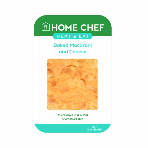 Home Chef Heat & Eat Baked Macaroni and Cheese Perspective: front