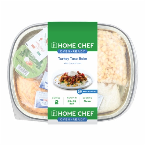 Home Chef Oven-Ready Turkey Taco Bake Perspective: front