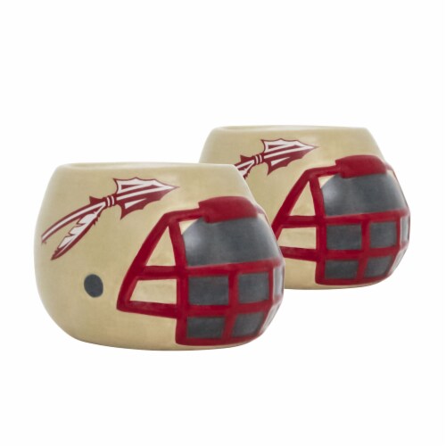 Florida State Seminoles Team Pride Mini Ceramic Helmet Planters Perspective: front
