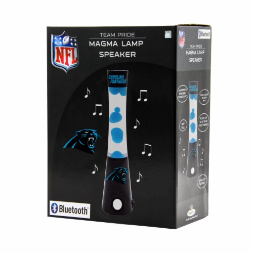 NFL Carolina Panthers Team Pride Magma Lamp Speaker Perspective: front
