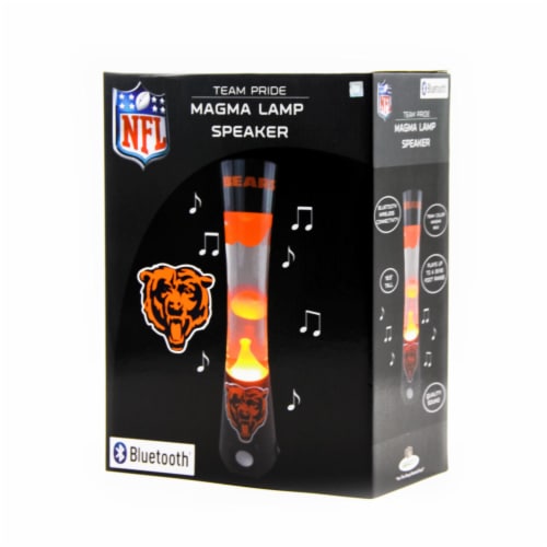 NFL Chicago Bears Team Pride Magma Lamp Speaker Perspective: front