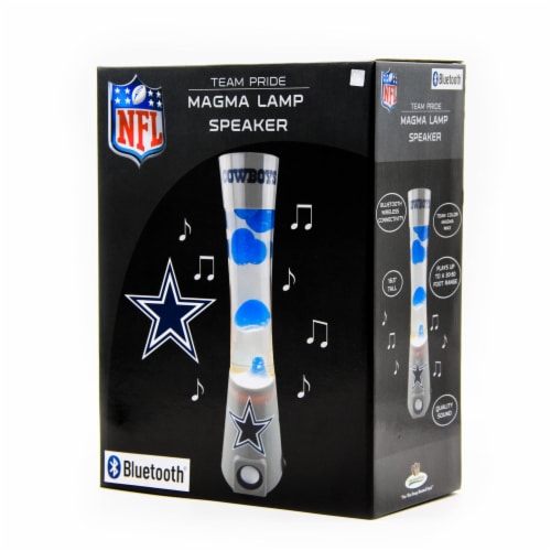 NFL Dallas Cowboys Team Pride Magma Lamp Speaker Perspective: front