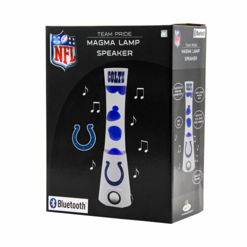 NFL Indianapolis Colts Team Pride Magma Lamp Speaker Perspective: front