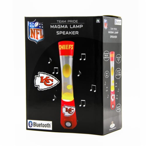 NFL Kansas City Chiefs Team Pride Magma Lamp Speaker Perspective: front