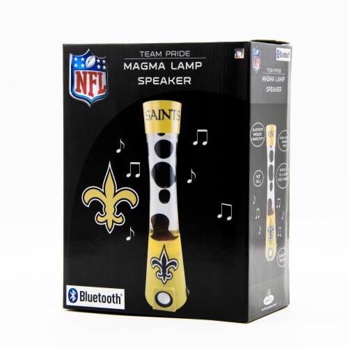 NFL New Orleans Saints Team Pride Magma Lamp Speaker Perspective: front