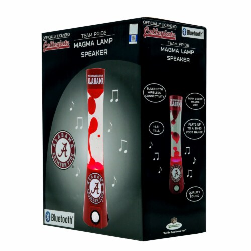 Alabama Crimson Tide Team Pride Magma Lamp Speaker Perspective: front