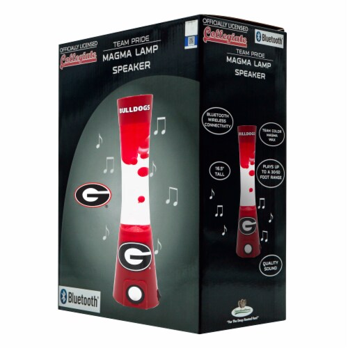 Georgia Bulldogs Team Pride Magma Lamp Speaker Perspective: front