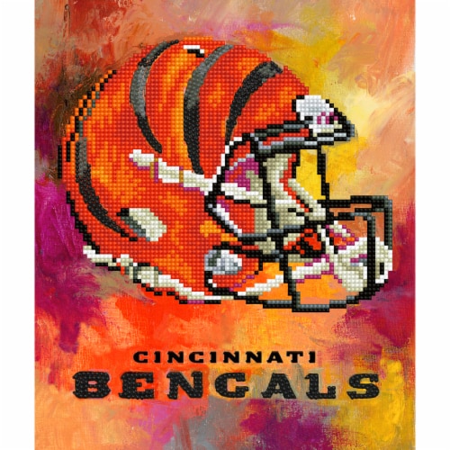 Classic Impressions Cincinnati Bengals NFL Diamond Art Kit Perspective: front