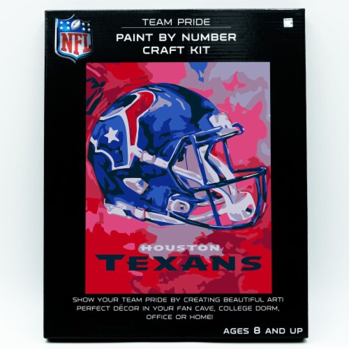 NFL Houston Texans Team Pride Paint by Number Craft Kit, 1 ct