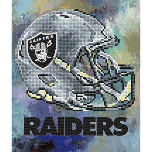 Las Vegas Raiders NFL Team Pride Diamond Painting Craft Kit, 15.4 x 12.8 in  - Food 4 Less