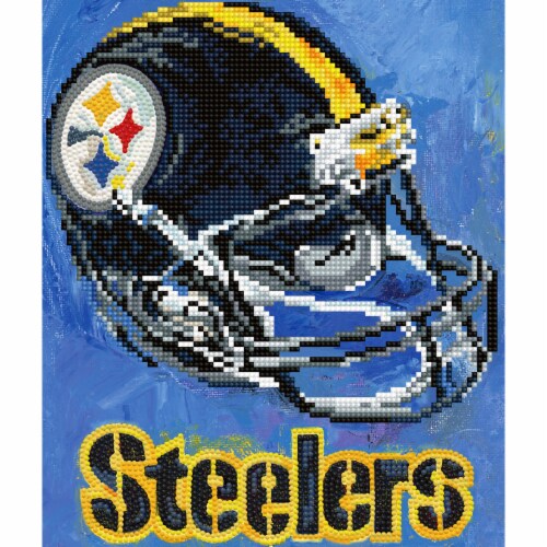 Pittsburgh Steelers NFL Team Pride Diamond Painting Craft Kit Perspective: front