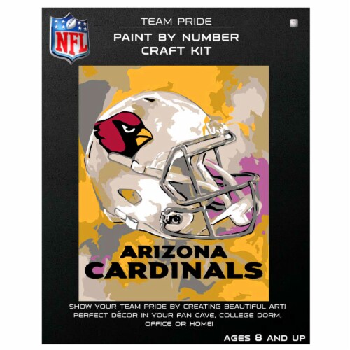 NFL Arizona Cardinals Team Pride Paint by Number Craft Kit, 1 ct ...