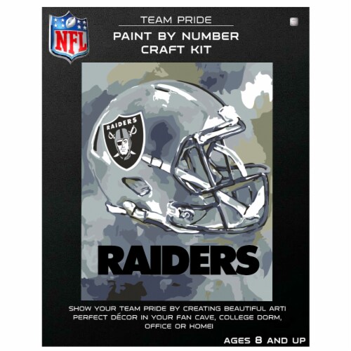 NFL Las Vegas Raiders Team Pride Paint by Number Craft Kit, 1 ct - Gerbes  Super Markets