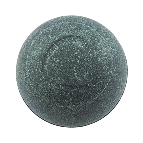 Cosset Rosemary & Peppermint Black Therapy Bath Bomb Perspective: front