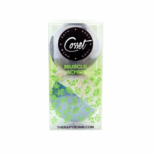 Cosset Muscle Aches Bath Bombs Perspective: front