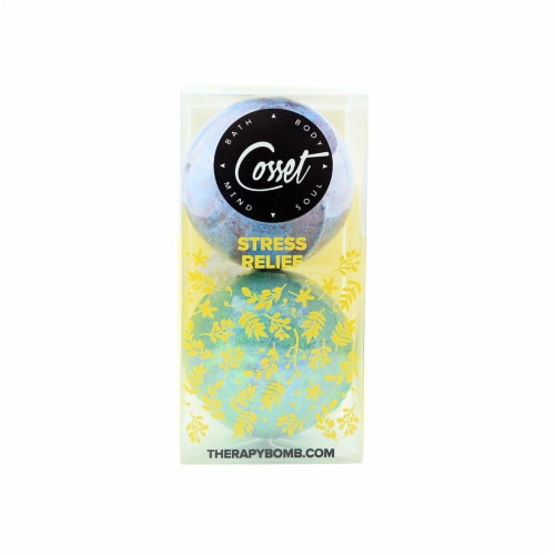 Cosset Stress Relief Bath Bombs Perspective: front