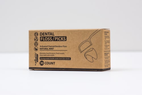 Dental Floss, Bamboo-Charcoal Perspective: front