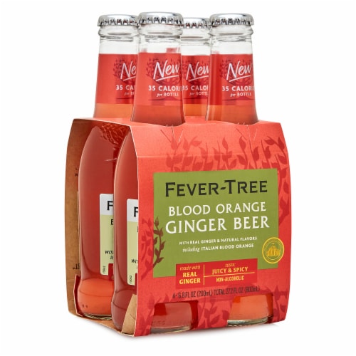 Fever-Tree Blood Orange Ginger Beer Perspective: front