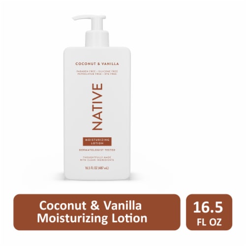 Native Body Lotion with Coconut & Vanilla Perspective: front