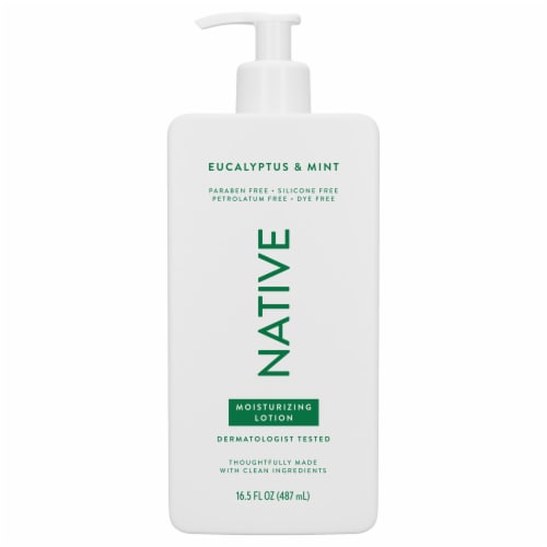 Native Eucalyptus & Mint Moisturizing Body Lotion Perspective: front