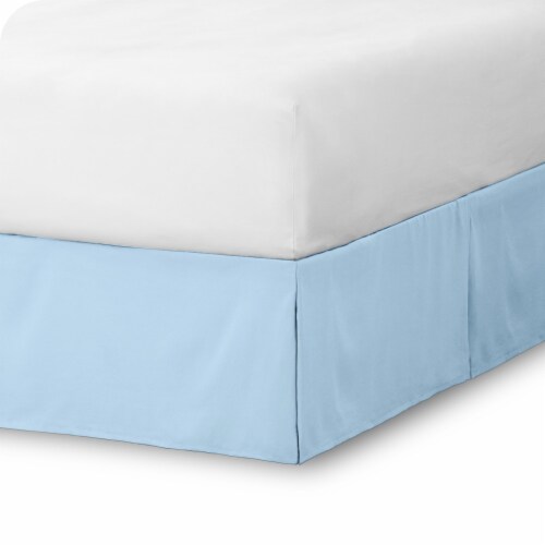 Light blue bed skirt full hotsell