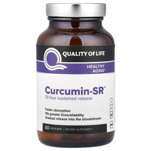 Quality of Life Curcumin-SR™ 500 mg - 60 Vegicaps Perspective: front