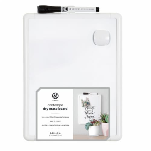 U Brands™ Comtempo Dry Erase Board Perspective: front