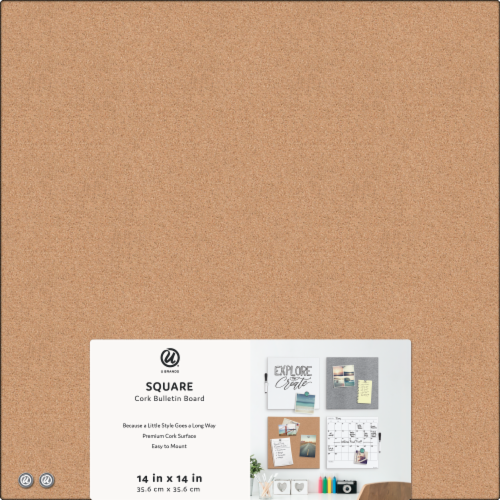 U Brands Square Bulletin Board, 14 x 14 in - Kroger