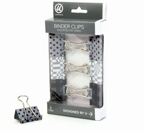 U Brands™ Assorted Binder Clips Perspective: front
