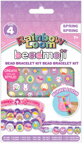 Rainbow Loom® Easter Beadmoji Bead Bracelet Kit Perspective: front