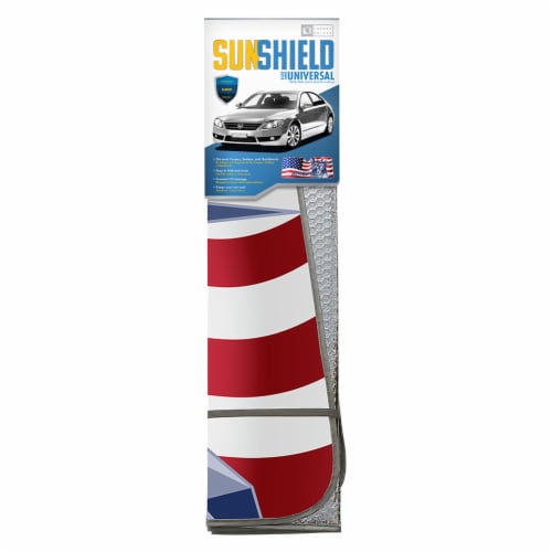 Luxury Driver SunShield Americana Sunshade Perspective: front