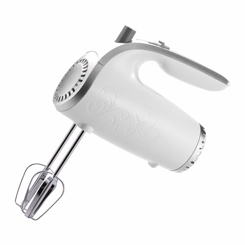 Brentwood HM-48W 5-speed Hand Mixer (white) BTWHM48W Perspective: front