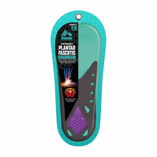 RBX Plantar Fasciitis Orthotic Insole - Women's Sizes 6-10 Perspective: front