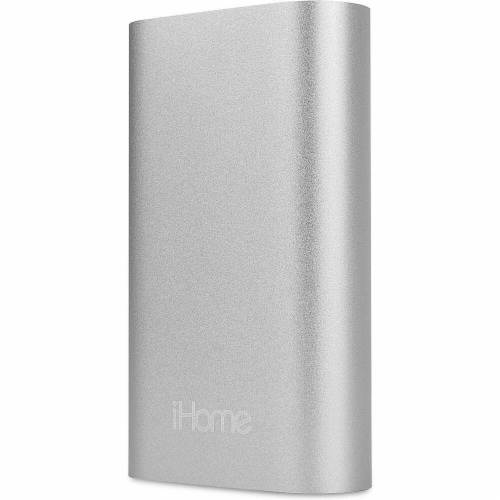 iHome IHPP2012AS 6000 mAh Battery Pack - Silver Perspective: front