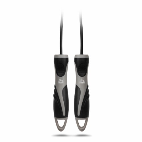 RBX Contoured Jump Rope - Black Perspective: front
