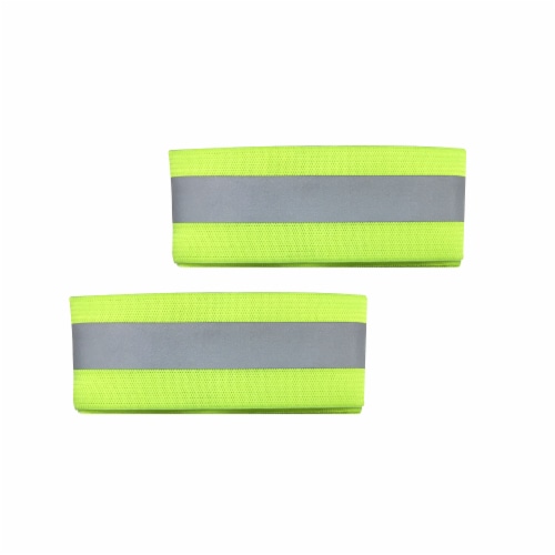 RBX High Visibility Reflective Wrist/Ankle Bands Perspective: front