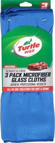 Turtle Wax Microfiber Glass Cloths Perspective: front