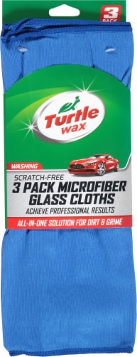 Turtle Wax Microfiber Glass Cloths, 3 pk - Fry's Food Stores