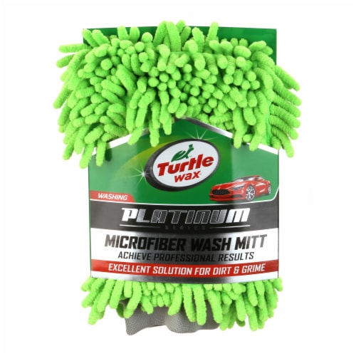 Turtle Wax™ Platinum Series Microfiber Wash Mitt Perspective: front