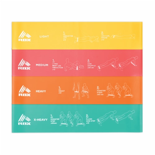 RBX Looped Resistance Bands 4 pk Smith s Food and Drug