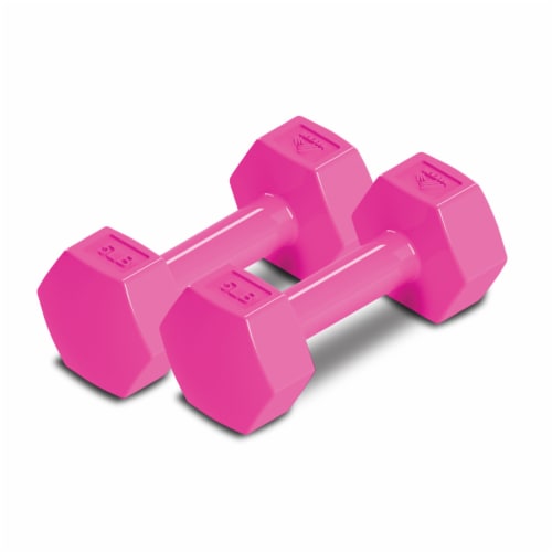 RBX Hex Dumbbell Pair Pink 1 ct Fry s Food Stores