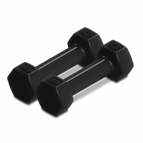 RBX Hex Dumbbell Pair - Black Perspective: front