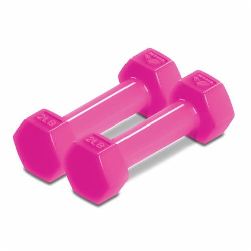 RBX Hex Dumbbell Pair - Pink Perspective: front