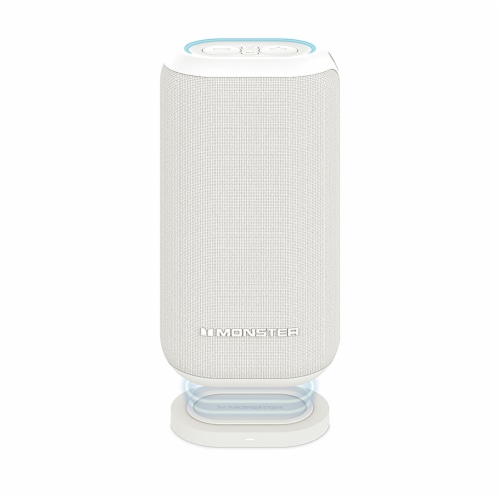 Monster DNA Max White Speaker Perspective: front