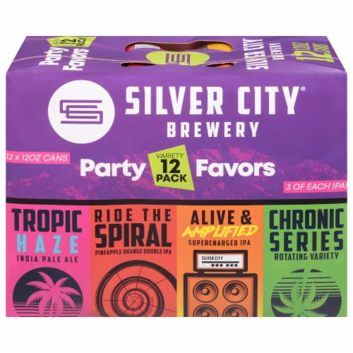 Silver City Brewery® Party Flavors Variety Pack Perspective: front