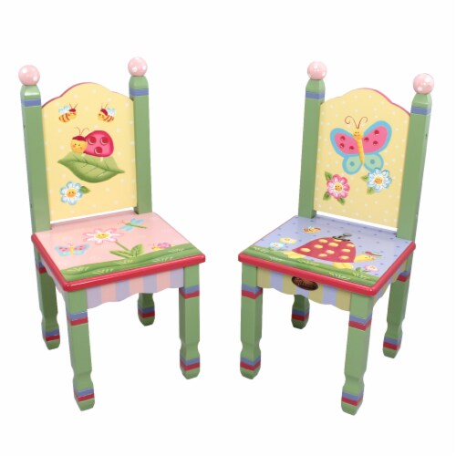 Fantasy Fields Magic Garden Kids Wooden 2 Chairs Set Play Room Decoration 1 Fry s Food Stores