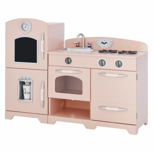Kids play store kitchen pink