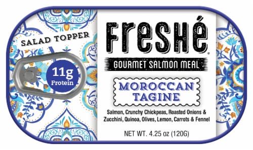 Freshe® Gourmet Salmon Meal Moroccan Tagine Perspective: front