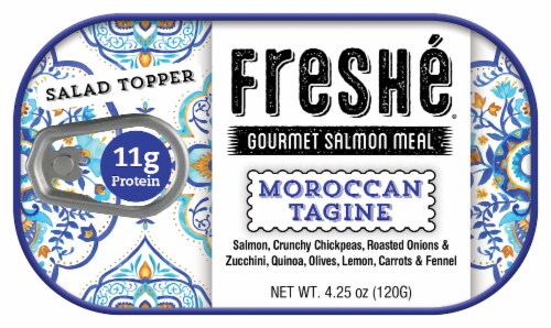 Freshe® Gourmet Salmon Meal Moroccan Tagine Perspective: front