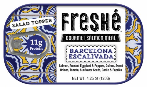 Freshe® Gourmet Salmon Meal Barcelona Escalivada Perspective: front